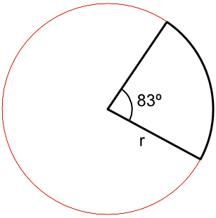 Arc and sector of a circle