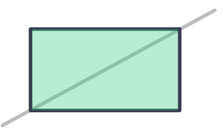 Does a rectangle have a line of symmetry on a diagonal (question)