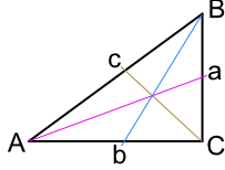 Labelling a triangle