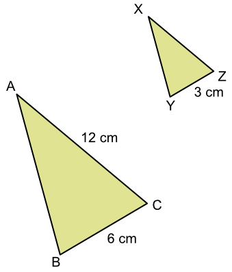 Similar triangle using a scale factor